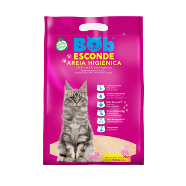 Areia Higienica Bob Esconde 2kg