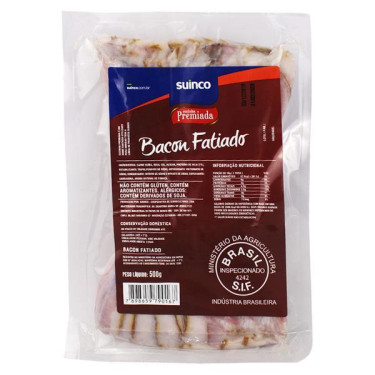 Bacon Fatiado Suinco 500G