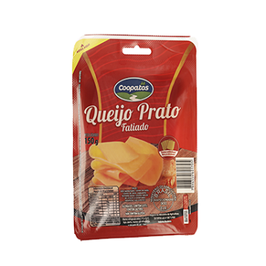 Queijo Prato Coopatos 150g Fatiado