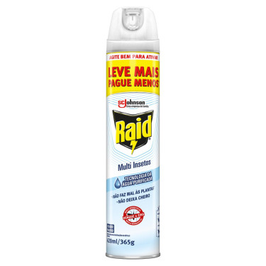 Inseticida Raid Aero 420ml Aqua Protection