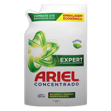 Sabão Ariel Liquido 900ML Concentrado Expert