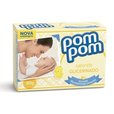 Sabonete Pompom Baby 80G Glicerinado
