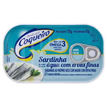 Sardinha Gomes Costa 85G Light Ervas