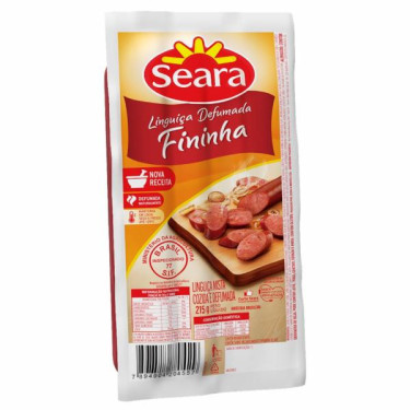 Linguiça Seara Fininha Defumada 215G