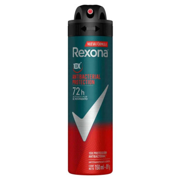 Desodorante Rexona Aero 150ml Men Antibacterial Protection