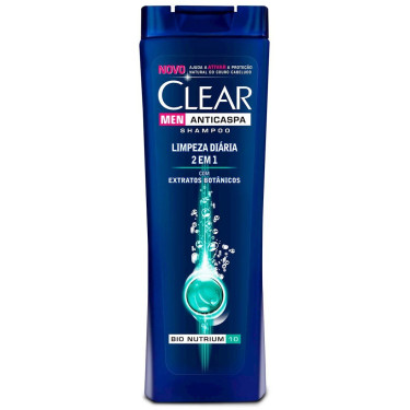 Shampoo Clear 400Ml Limpeza Diária  2X1