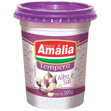Tempero Santa Amália Alho e Sal 300g