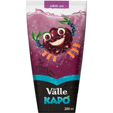 Bebida Del Valle Kapo 200Ml Uva