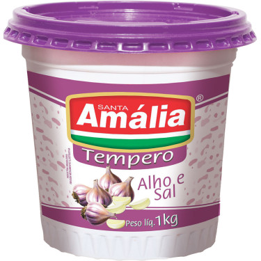 Tempero Santa Amália 1Kg Alho Sal