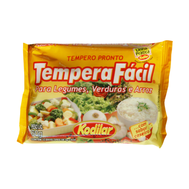 Tempera Facil Kodilar 60g Legumes Arroz e Verduras