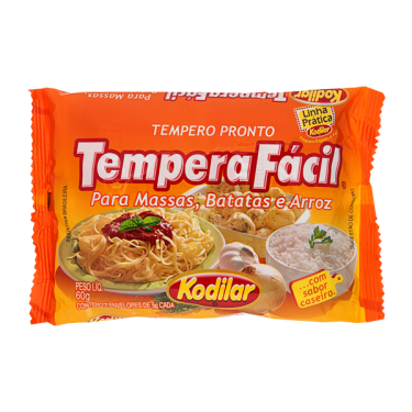 Tempera Facil Kodilar 60g Massas Batata Arroz