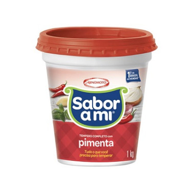 Tempero Sabor Ami 1Kg Completo Com Pimenta