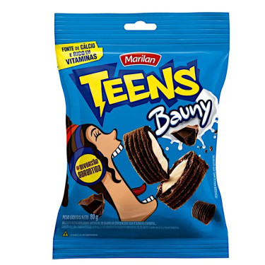 Biscoito Marilan Teens 80g Bauny