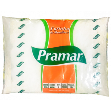 Farinha de Mandioca Branca Pramar 1kg