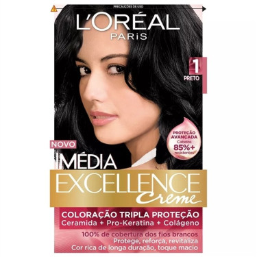 Tintura Imedia 1 Preto L'Oreal