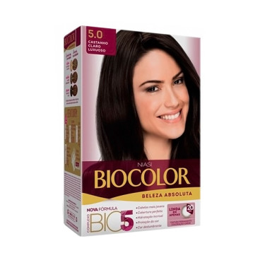 Tintura Biocolor Creme Castanho Claro  5.0