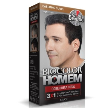 Tintura Biocolor Homem Castanho Claro 