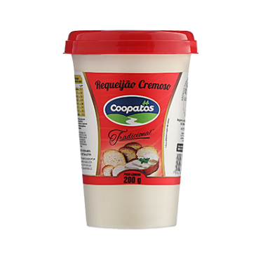 Requeijão Coopatos 200G Cremoso Tradicional 
