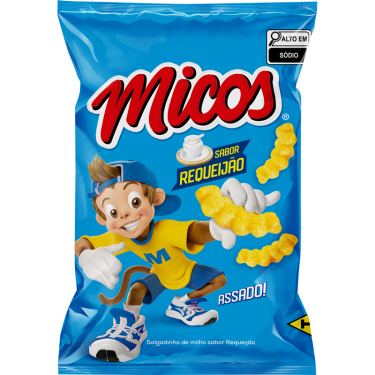 Salgadinho Requeijao Micos 140g