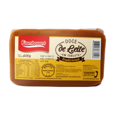 Doce Flamboyant 400g Leite Tablete