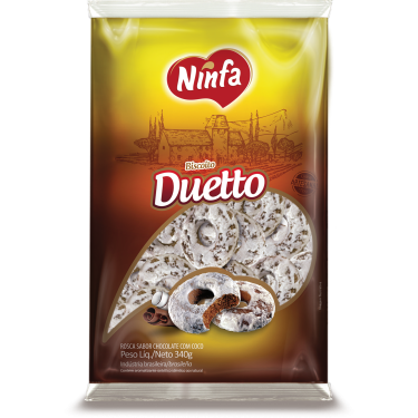 Biscoito Rosquinha Duetto Ninfa 340g