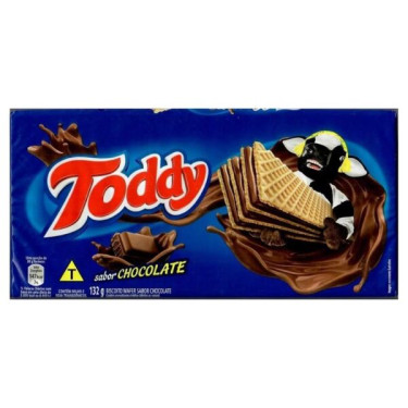 Biscoito Toddy Wafer 94G Chocolate