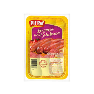 Linguiça Pif Paf Tipo Calabresa 500G