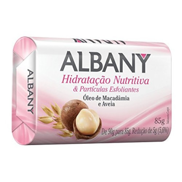 Sabonete Albany Hidratação Nutritiva Óleo Macadâmia 85g 