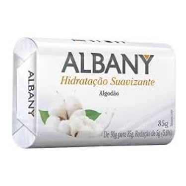 Sabonete Albany Hidratação Suavizante Algodão 85g