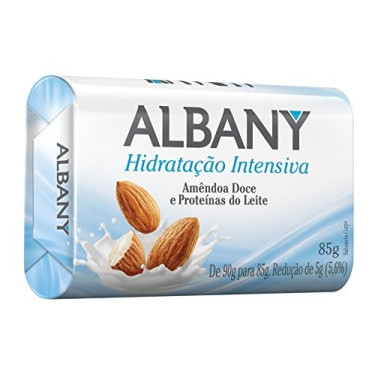 Sabonete Albany Hidratação Intensiva Amêndoa Doce 85g