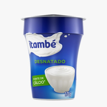 Iogurte Itambé Desnatado Natural 170g