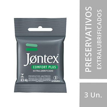 Preservativo Jontex Extra Lubrificado 3und