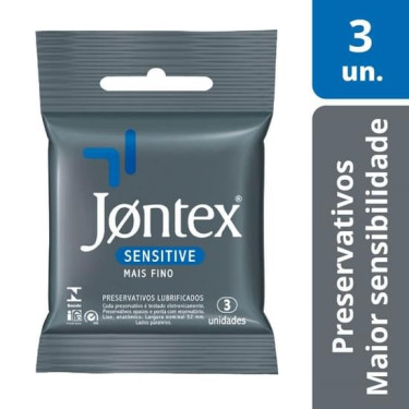 Preservativo Jontex Sensitive 3und