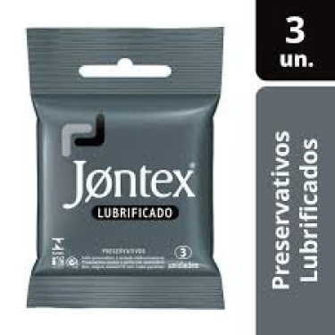 Preservativo Jontex Lubrificado 3und