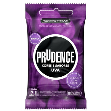Preservativo Prudence Uva 3und