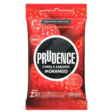 Preservativo Prudence Morango 3und