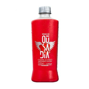 Coquetel Ousadia 500ml Sabor Morango