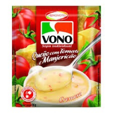 Sopa Vono Cremosa Queijo com Tomate Manjericão 16G