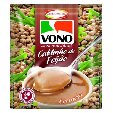 Sopa Vono Cremosa Caldinho de Feijão 18G