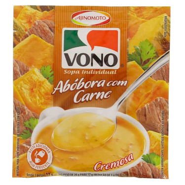 Sopa Vono Cremosa Abobora com Carne 17G