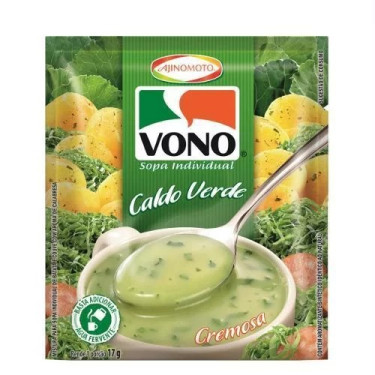 Sopa Vono Cremosa Caldo Verde 17G