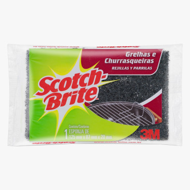 Esponja 3M Scotch Brite limpa Grill