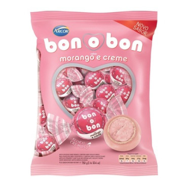Bombom Bonon 750G Morango Creme