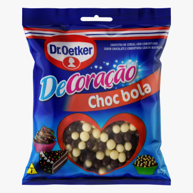 Confeito Oeteker Chocolate Bola 80G