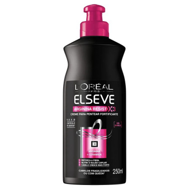 Creme Para pentear Elseve 250Ml Arginina Resit x3