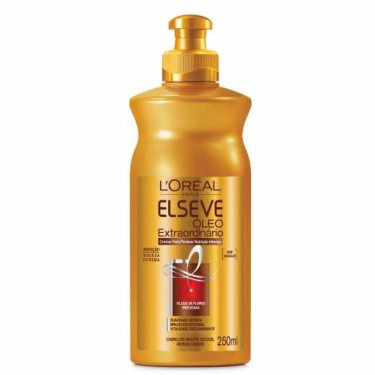 Creme Para pentear Elseve 250Ml Oleo Extraordinario Nutrição
