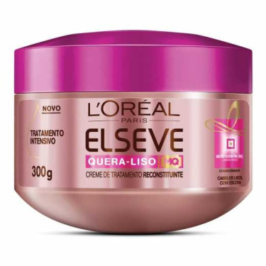 Creme Tratamento Elseve 300Ml Quera Liso Reconstrução