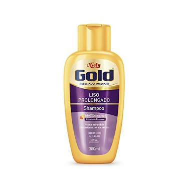 Shampoo Niely Gold 300Ml Liso Prolongado