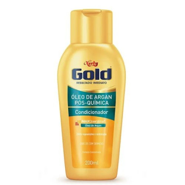 Condicionador Niely Gold 200Ml Oleo Argan Pos Quimica