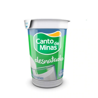 Iogurte Canto de Minas 180G Desnatado
